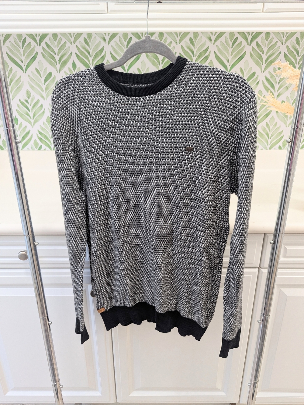 Aiopeson Brand Cotton Sweater Men Fashion Casual Pullovers Size Small City Style